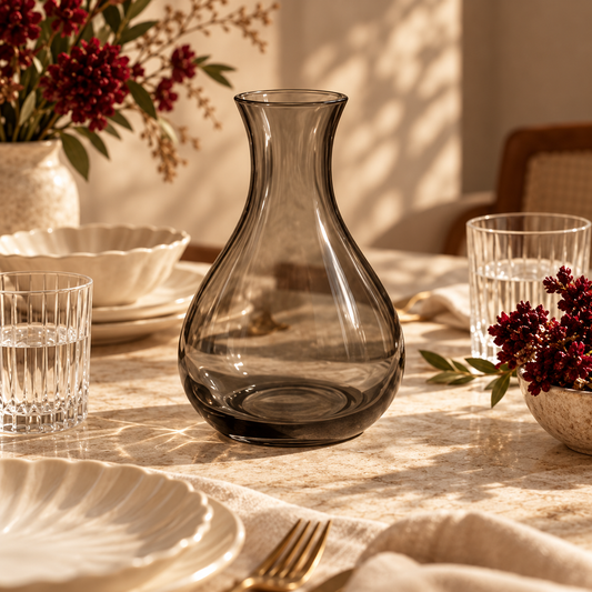 Nocturne Smoke Glass Carafe