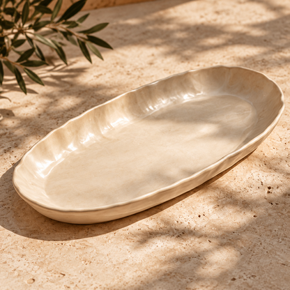 Serein Oval Serving Tray