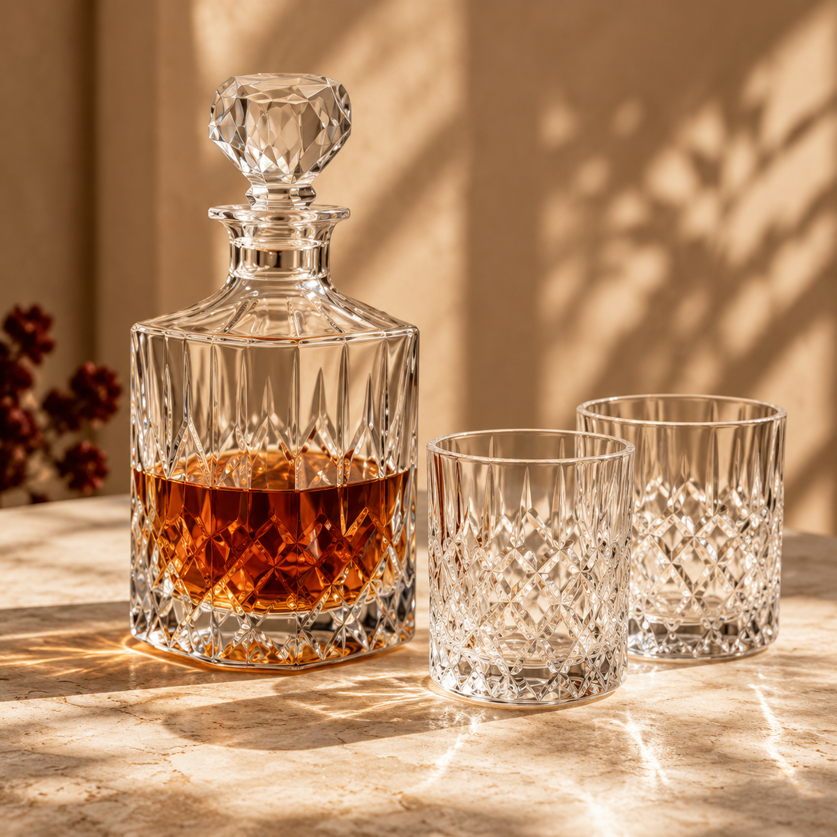 Élan Crystal Decanter Set
