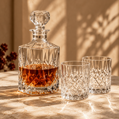 Élan Crystal Decanter Set