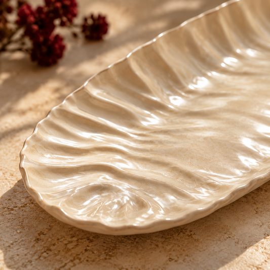 Pearl Glaze Serving Platter