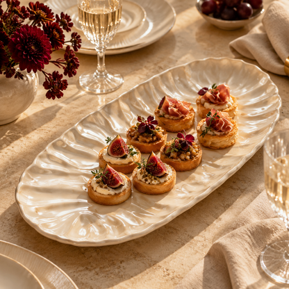 Pearl Glaze Serving Platter