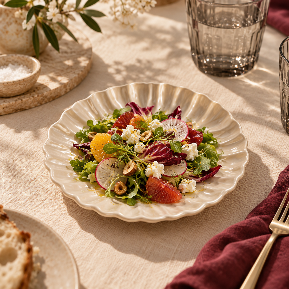 Marée Shell Salad Plate