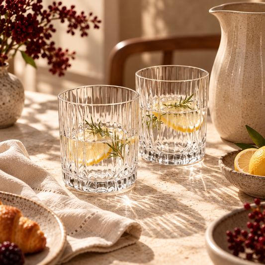 Vela Ribbed Tumbler Set