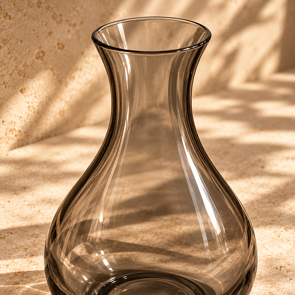 Nocturne Smoke Glass Carafe